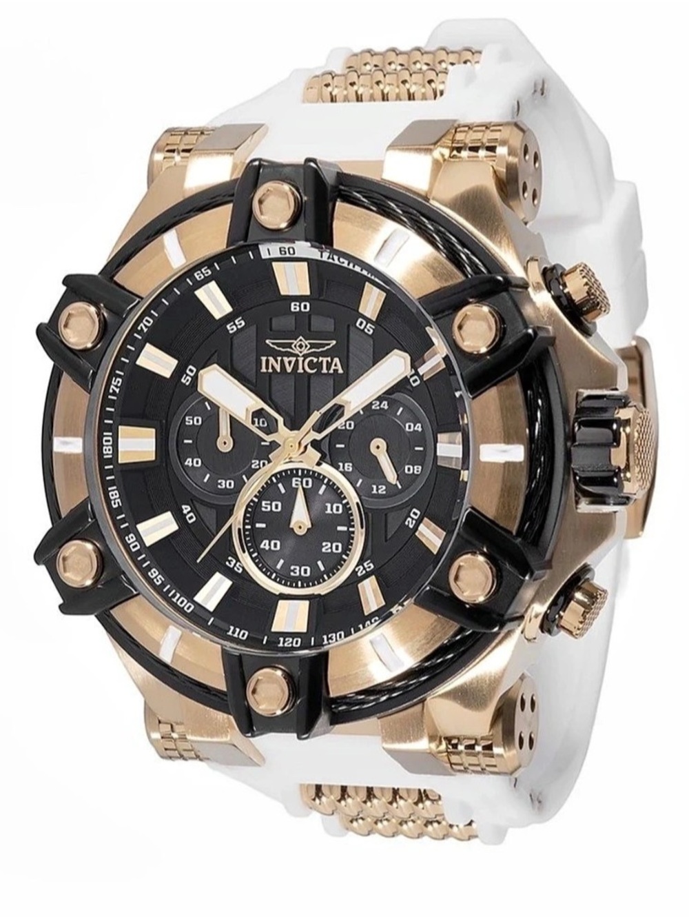 Invicta Bolt Surge Men's Watch - 52mm. White, Gold (49806)